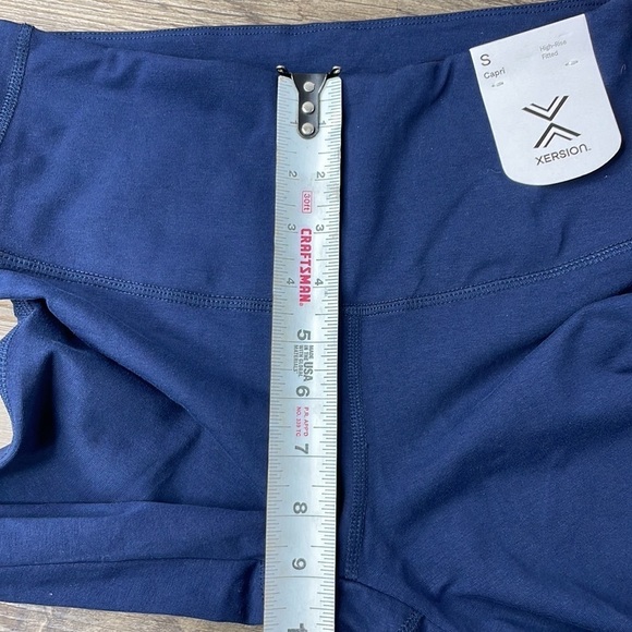 NWT Xersion Women’s Navy Blue Capri Legging, size small - Picture 6 of 9